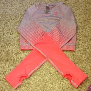 Gymshark Coral Amplify Top